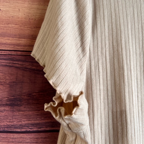 Torrid Taupe Ribbed Knit Top - Picture 5 of 8